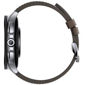 Chytré hodinky Xiaomi Watch 2 Pro 46mm - Silver / Brown Elegant Band 
