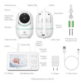 Dětská elektronická chůva TrueLife R4i bílá/zelená

 obrázek produktu 12 z 15