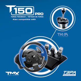 Volant Thrustmaster T150 PRO pro PS5, PS4, PS3, PC + pedály černá barva
