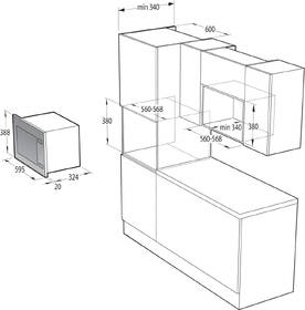 Mikrovlnná trouba Gorenje BM201AG1X nerez

 obrázek produktu 9 z 9