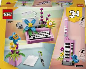 Stavebnice LEGO® Creator 3 v 1 31169 Psací stroj s květinami 

 obrázek produktu 3 z 9