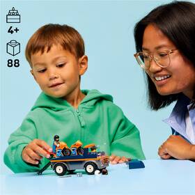 Stavebnice LEGO® City 60491 Kamion na přepravu motorek 

 obrázek produktu 7 z 8