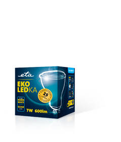 Žárovka LED ETA EKO LEDka bodová 7W, GU10, teplá bílá 

 obrázek produktu 3 z 3