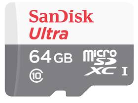 Paměťová karta SANDISK 64GB UHS-I U1 (100R/20W) + adaptér 

 obrázek produktu 1 z 1