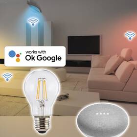 Chytrá žárovka Hama SMART WiFi LED Filament, E27, 7 W, teplá bílá 

 obrázek produktu 5 z 7