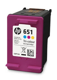 Inkoustová náplň HP 651, 300 stran - CMY 
