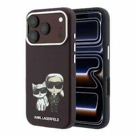 Kryt na mobil Karl Lagerfeld PU Semi Wrap Smooth Sketch Bodies Magsafe na Apple iPhone 18 Pro Max vínový

 obrázek produktu 5 z 6