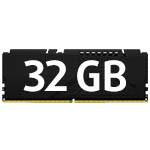 Počítačové operační paměti RAM s kapacitou 32 GB
