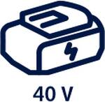 AKU vrtačky 40 V